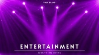 ZOOM VIRTUAL BACKGROUND | ENTERTAINMENT Présentation (16:9) template
